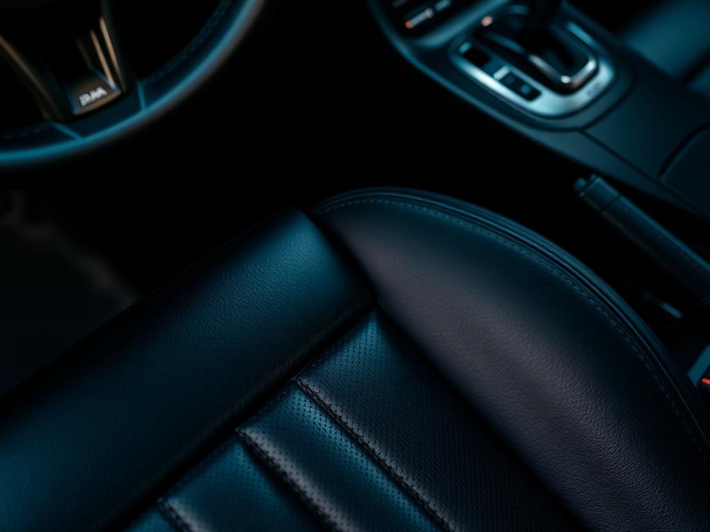 Interior de cuero impecable tras la limpieza integral